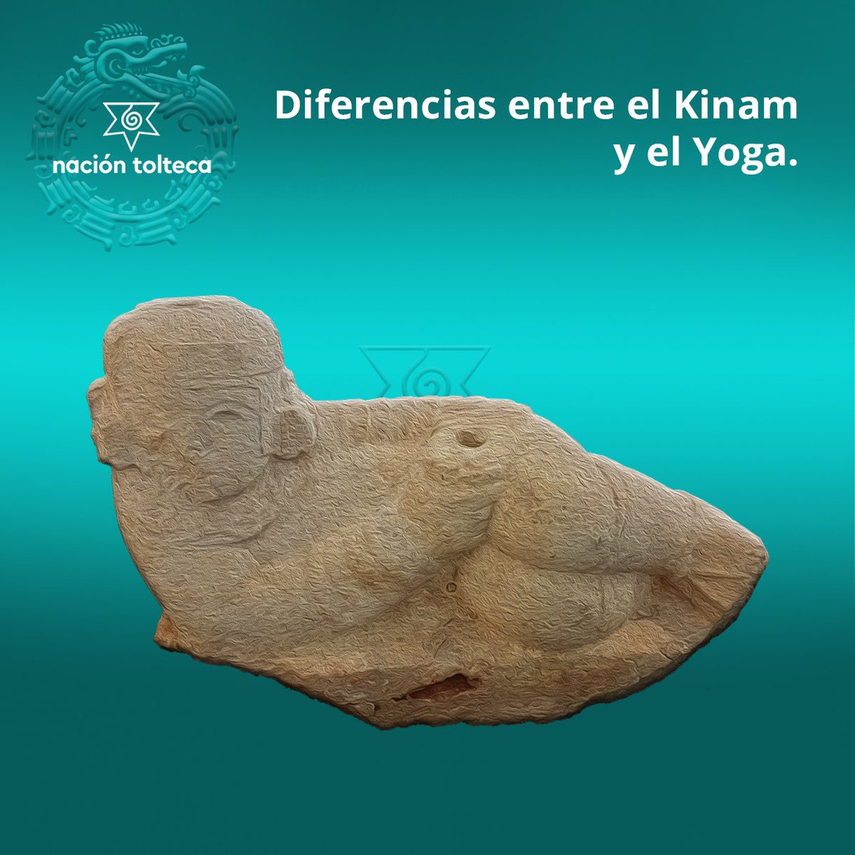 Diferencias entre el Kinam y el Yoga en las posturas.

• Tiene pocas, poseen grados y variantes
• Casi todas son exclusivas de México
• Se organizan en forma radial, reflejan la cosmología tolteca
• Están asociadas a ejercicios nahuálicos
• Se practican en sueños

#kinam