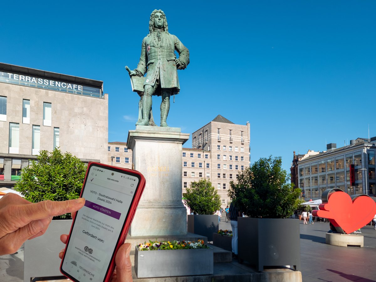 Christian Stecker (@pluggedchris) on Twitter photo G.F. Händel approves this: Unsere Wahlhilfe @voto für die Stadtratswahlen in <a href="/stadt_halle/">Stadt Halle (Saale)</a> (gebastelt mit Kerstin Völkl & Stephanie Pravemann <a href="/UniHalle/">Universität Halle (inaktiv)</a> ) ist online: app.voto.vote/halle
<a href="/dubisthallede/">Dubisthalle.de</a> <a href="/mzwebde/">mz-web.de</a> <a href="/FRIZZ_Halle/">FRIZZ Halle</a> <a href="/radioSAW/">radio SAW</a>
<a href="/radiocorax/">Radio CORAX</a> G.F. Händel approves this: Unsere Wahlhilfe @voto für die Stadtratswahlen in <a href="/stadt_halle/">Stadt Halle (Saale)</a> (gebastelt mit Kerstin Völkl & Stephanie Pravemann <a href="/UniHalle/">Universität Halle (inaktiv)</a> ) ist online: app.voto.vote/halle
<a href="/dubisthallede/">Dubisthalle.de</a> <a href="/mzwebde/">mz-web.de</a> <a href="/FRIZZ_Halle/">FRIZZ Halle</a> <a href="/radioSAW/">radio SAW</a>
<a href="/radiocorax/">Radio CORAX</a>