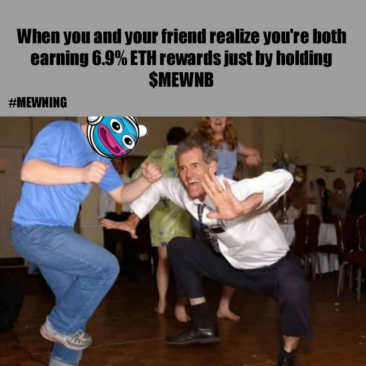 @jessepollak So for the record, so people know! It's $MEWNB on #Base! The Meme that's rewarding it's holders with ETH reflections 🚀🚀 @Mewnbase_erc20