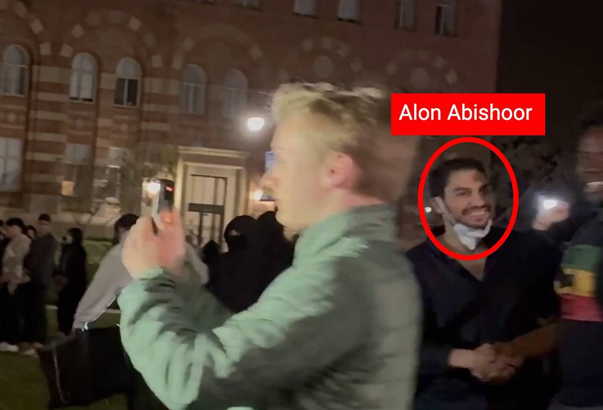 Meet UCLA attacker ALON ABISHOOR. On May 1, 2024 at 2:06 AM he committed: • felony assault • conspiracy This is NOT his first violent act at protests.