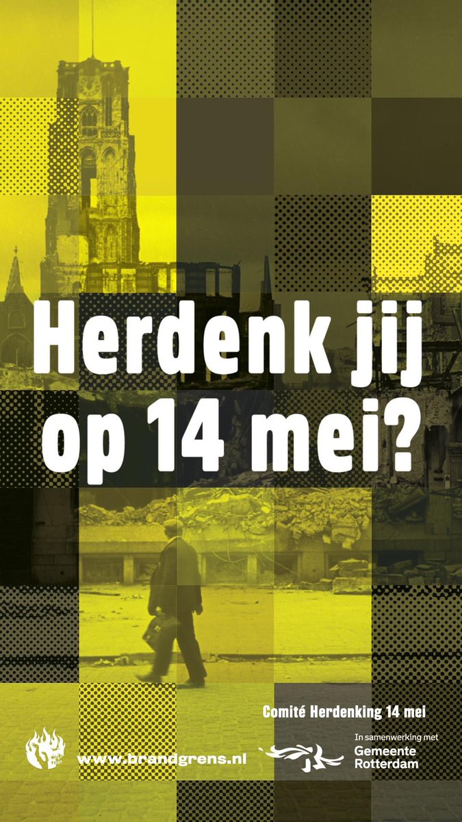 Programma 14 mei herdenking 2024
stadsarchief.rotterdam.nl/14-mei-herdenk…
#herdenken #herdenkjij14mei #bombardementrotterdam
