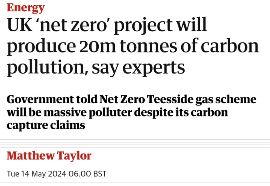 🚨BREAKING🚨 I am taking UK Government to Court for a fake net zero project and very grateful for @DaleVince's support This is fossil fuel deception from two of the world’s biggest companies (NB burning LNG is worse than coal) READ MORE👉theguardian.com/environment/ar…