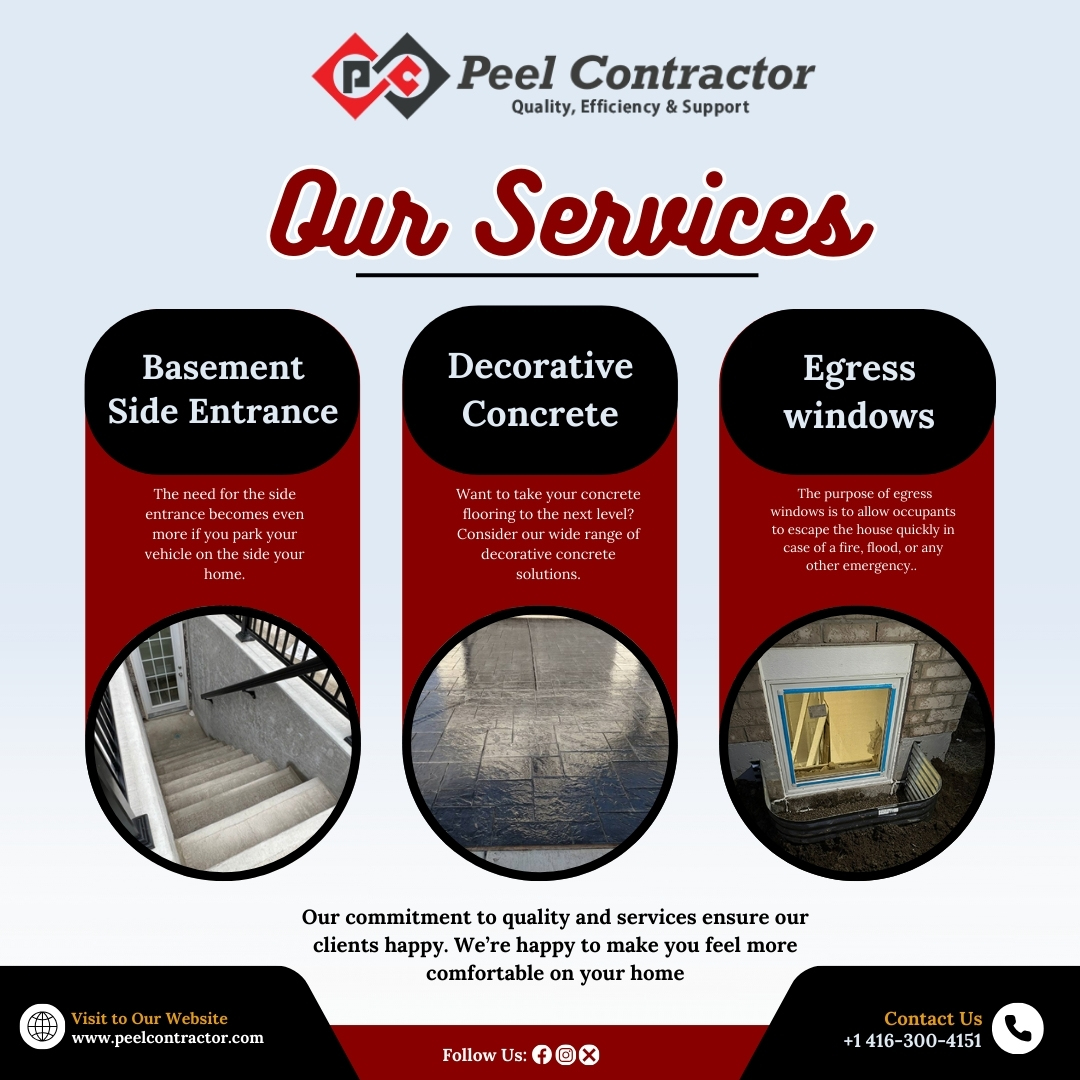 🌟 Discover Excellence in Every Detail with Peel Contractor's Services! 
🌟Why Choose Peel Contractor? 
✅ Quality Workmanship
✅ Transparent Communication
✅ Customer Satisfaction
Call us today:📞(416) 300-4151
#PeelContractor #ExcellenceInEveryDetail #Construction #Renovation