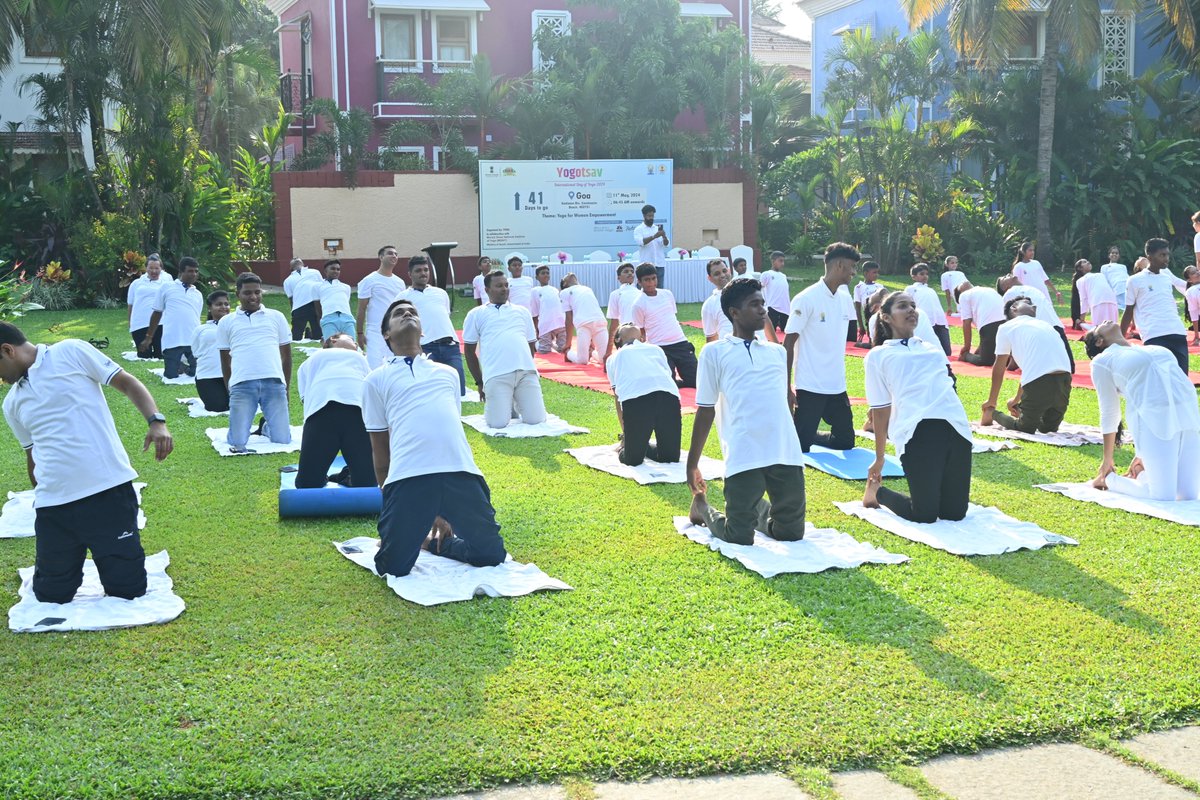 Highlights of our #InternationalDayOfYoga countdown event held in Goa.🧘‍♂️🧘‍♀️

Special thanks to our collaborators @drmickeymehta, @Avantikatokas1, and @radissonblugoa for making this initiative a huge success along with 100 students from Govt. High School Xeldem Goa.

@mdniy