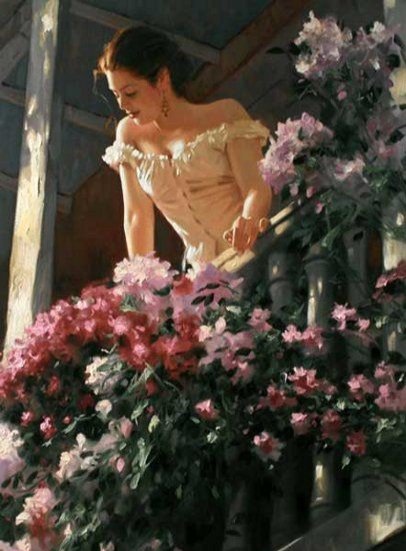 #BuongiornoATutti amici 🌸 #GoodMorning #friends 🌹 You don't stop laughing when you grow old, you grow old when you stop laughing.🍃🌺🍃 #TuesdayMorning #14Maggio #TuesdayVibe #GoodMorningEveryone #Art #Artist Richard S.Johnson