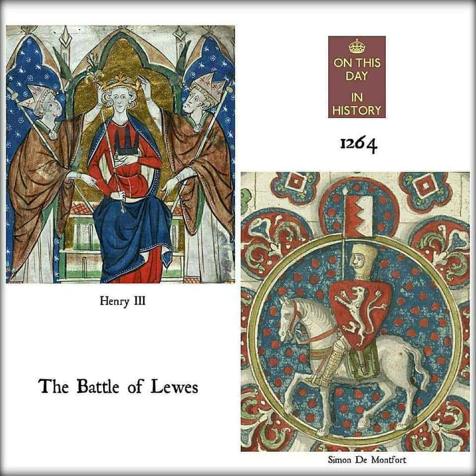 On This Day In History 14 May 1264 – Battle of Lewes: Henry III of England is captured & forced to sign the Mise of Lewes, making Simon de Montfort the de facto ruler of England. The Battle of Lewes was one of two main battles of the conflict known as the Second Barons' War.