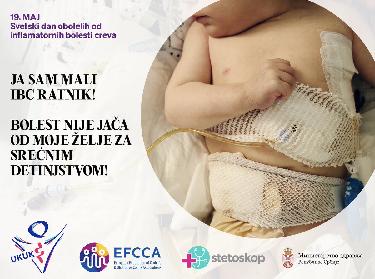 19. maj je Svetski dan zapaljenskih bolesti creva, a ove godine fokus su deca sa ovim bolestima.

#worldIBDday #kronovabolest #ulceroznikolitis #ukuks #ljiljandjakovic #zdravlje #deca #pedijatrija #stetoskop
