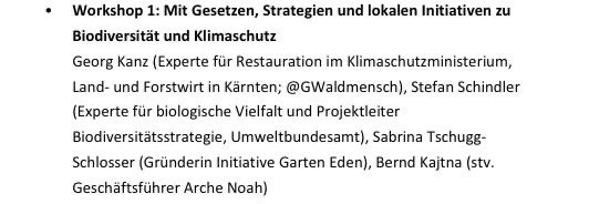 Am Weg zum Österreichischen #KlimaDialog vom @BMKlimaschutz, wo ich einen kurzen Input zur Verordnung zur Wiederherstellung der Natur (Restoration Law) geben darf. 🌳