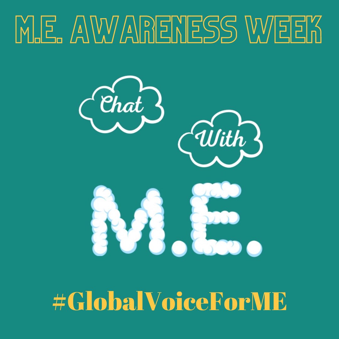 #ME #CFS #chatwithmepodcast #GlobalVoiceForME #WorldMEDay #MEAwarenessWeek #LearnFromME #parentingwithME #millionsmissing  #chronicillness #invisibleillness #decodemestudy #butyoudontlooksick #myalgicencephalomyelitis #myalgicencephalomyelitisawareness #pwME #longcovid