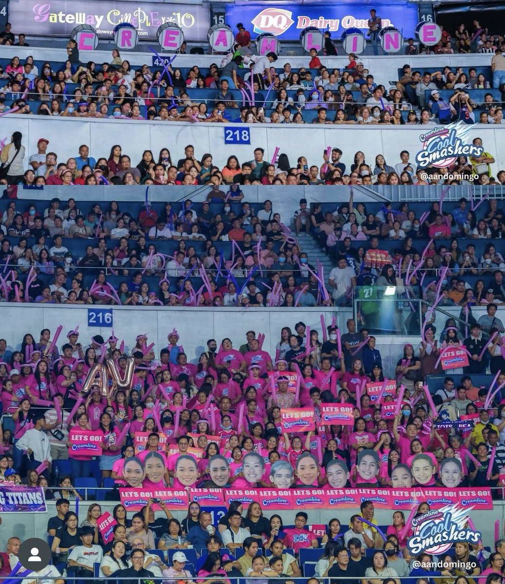 manelavice's tweet photo. To the best fans, where do we even begin to thank you for your consistent support? For the cheers and the bobbleheads. For the lucky-9 drumline and the clappers that painted the bleachers pink.🩷

For inspiring us to be the best we can be. For giving us the strength to go out on the court, and bring you the best possible version of ourselves.

With all your support, the team responded to this conference's challenge with a great championship performance.

Salamat, @Alyfinity2 ! Love kayo ng @coolsmashers at ng Rebisco.🩷

#SimulaGitnaHanggangDulo