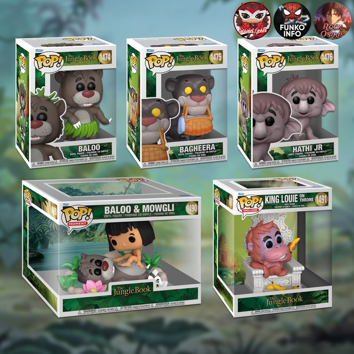 First look at Jungle Book Pops! #junglebook