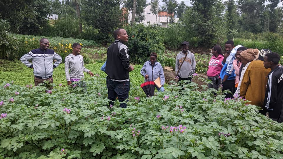 #3weeks have passed since our #14interns from @UR_CAVM began gaining hands-on skills in regenerative agriculture at our research farm.#Yesterday, Dr. Uwisize @uwisizeg, an academic supervisor,visited the interns at the field and praised our program for nurturing a greener future.