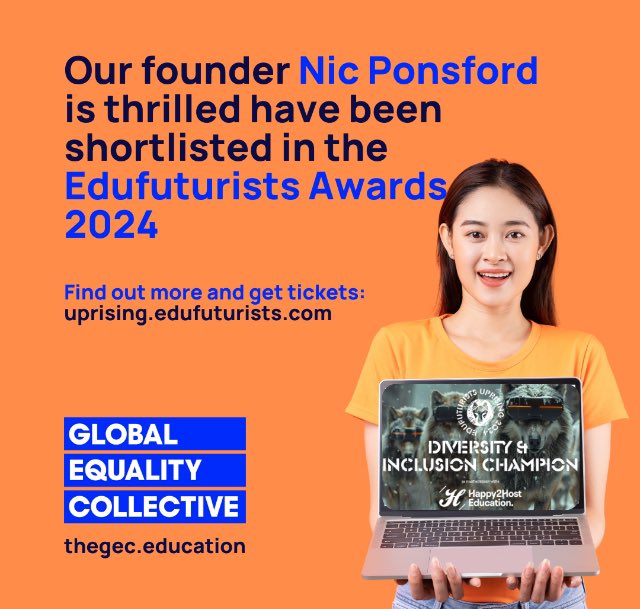 Gulp. This incredible group of 🔥 trail blazers have been a gang I’ve wanted to befriend me for ages! @EduFuturists are at the cutting edge of #edtech & a fab group focused on innovation. As a result being shortlisted for #DiversityAndInclusion is a really special one! 🙏👩🏻‍💻