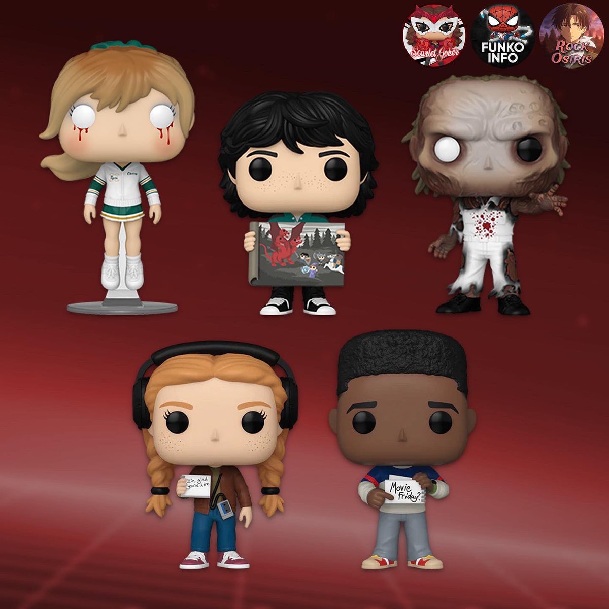 First look at the new Stranger Things Funko POPs! Dropping at the links below this week ~ thanks @funkoinfo_ ~
EE ~ fnkpp.com/Drop
Amzn ~ fnkpp.com/Amzn
#Ad #StrangerThings #FPN #FunkoPOPNews #Funko #POP #POPVinyl #FunkoPOP #FunkoSoda