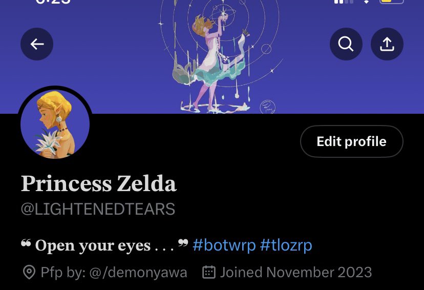 [ OOC : Idk if anyone is interested in the legend of Zelda but if u r feel free to find my acc that I’m making