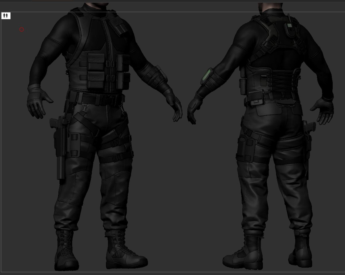 little update to the classic outfit for my Fisher model #SplinterCell