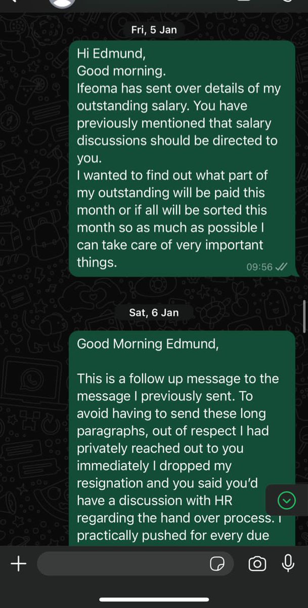 <a href="/pyjama_ceo/">Edmund of the Big Bag</a> She <a href="/Godsdarlingg/">Amaka❤️🥰</a> trusted you, but by July, even the 60% became inconsistent, and from July to September, she was not paid a single dime. She wondered why she continued working despite this.

You kept encouraging her with appreciation words and project promises, but by September,