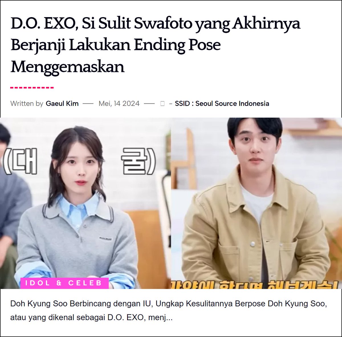 #DohKyungSoo #DOEXO #IUPalette #EXO_CreamSoda
Baca: seoulsourceid.rf.gd/do-exo-si-suli…
Kim Gaeul 🍂