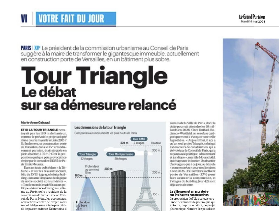 Difficile mais pas impossible, et même enthousiasmante : la bifurcation écologique de la tour triangle !
"Là où il y a une volonté, il y a un chemin."