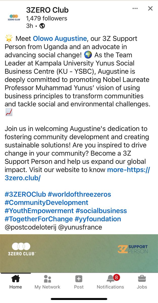 Thank you 3Z Clubs from all over the world! 🙏

I believe in the solutions of the young people to Save our planet and we shall keep pushing @klauniversity @3zeroClub 

#3ZeroClubs
#3ZSupportPerson
