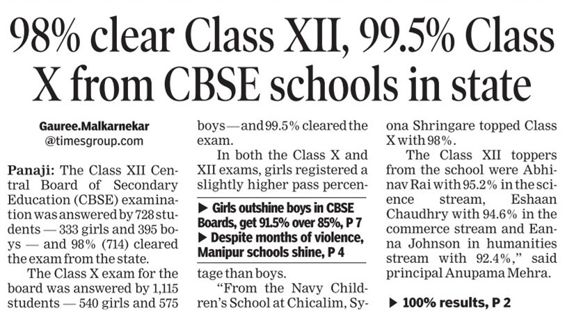 Heartiest congratulations to my young friends who have cleared the Class 10th and 12th CBSE Board exams. An important milestone in life, a foundation for a great future ahead. Those who couldn't get through, I am sure you will regroup, and persevere to build a successful
