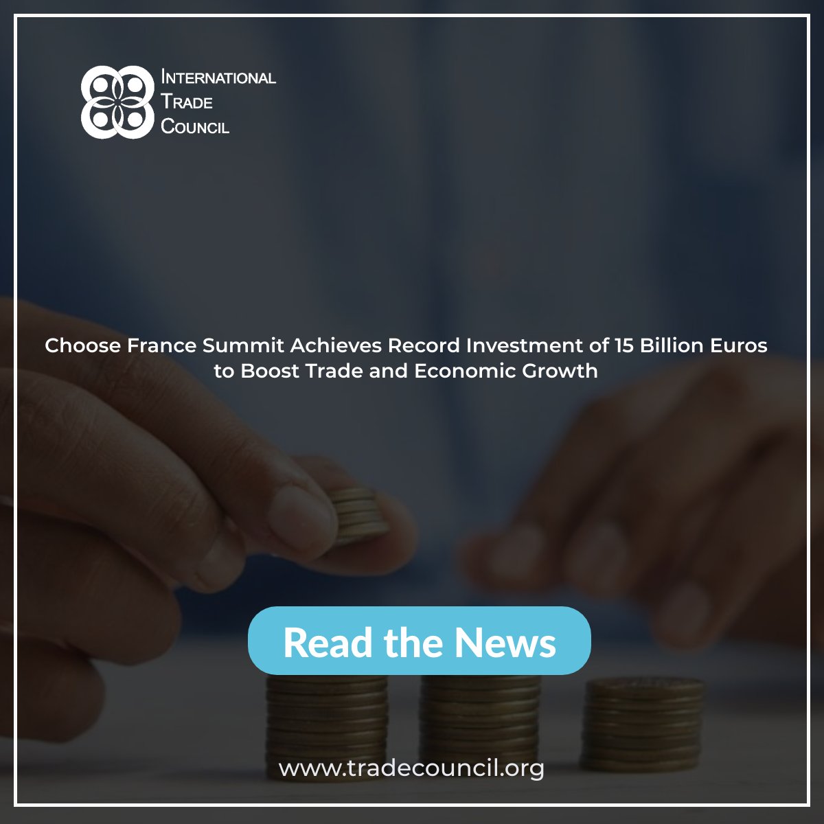 Choose France Summit Achieves Record Investment of 15 Billion Euros to Boost Trade and Economic Growth
Read The News: tradecouncil.org/choose-france-…
#ITCNewsUpdates #BreakingNews #TradeInvestmentNews #EconomicGrowth #GlobalTrade #InvestInFrance #BusinessInnovation