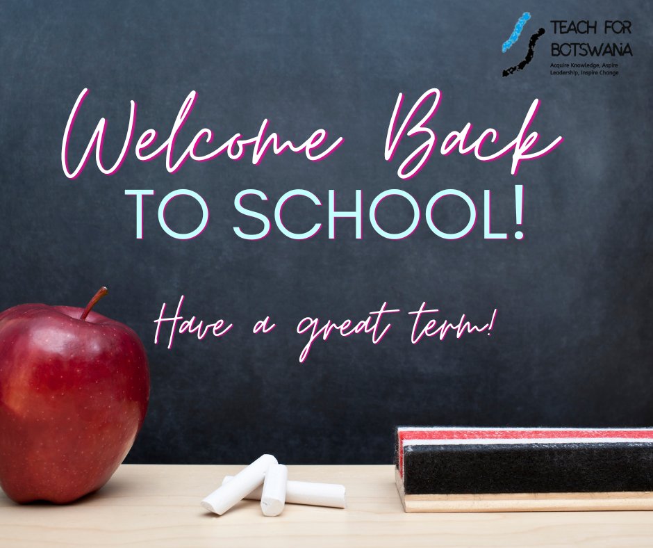 📚✨ Exciting news! School's back in session! 🎉 It's time for new adventures, new friendships, and new opportunities to learn and grow. Here's to a term filled with curiosity, creativity, and endless possibilities. #BacktoSchool #NewBeginnings #ExcitedToLearn #teachforbotswana