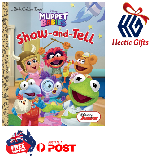 NEW- Little Golden Book: Muppet Babies Show and Tell
 
ow.ly/cB8I50PVYB0

#New #HecticGifts #LittleGoldenBook #LGB #MuppetBabies #ShowAndTell #Childrens #Story #Book #Reading #TheMuppetShow #Collectible #FreeShipping #AustraliaWide #FastShipping