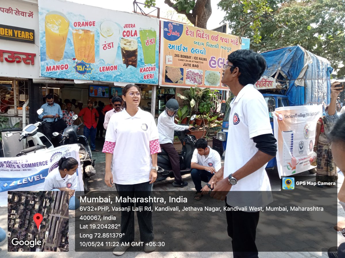 Street play on Voter Awareness by NSS UNIT of KES SHROFF COLLEGE Mumbai with SVEEP ( BMC) Mumbai. #ChunavKaParv #DeshKaGar #IVoteForSure #MeraPehlaVoteDeshKeLiye @YASMinistry @_NSSIndia @ianuragthakur @NisithPramanik @PIBMumbai