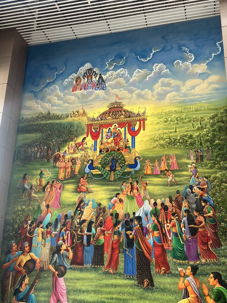 Finally landed in Ayodhya! Must say the artwork for lord Ram is top class! 

Will pray to lord Ram that all my followers and opps succeed in their life and gain peace!

Jai Shree Ram!