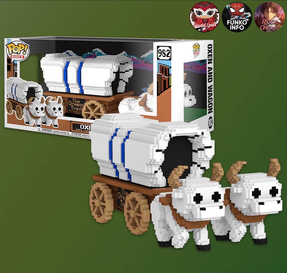 First look at Oregon Trail Pop Ride!
.
Repost @rockosiris_
#OregonTrail #Funko #FunkoPop #FunkoPopVinyl #Pop #PopVinyl #Collectibles #Collectible #FunkoCollector #FunkoPops #Collector #Toy #Toys #DisTrackers