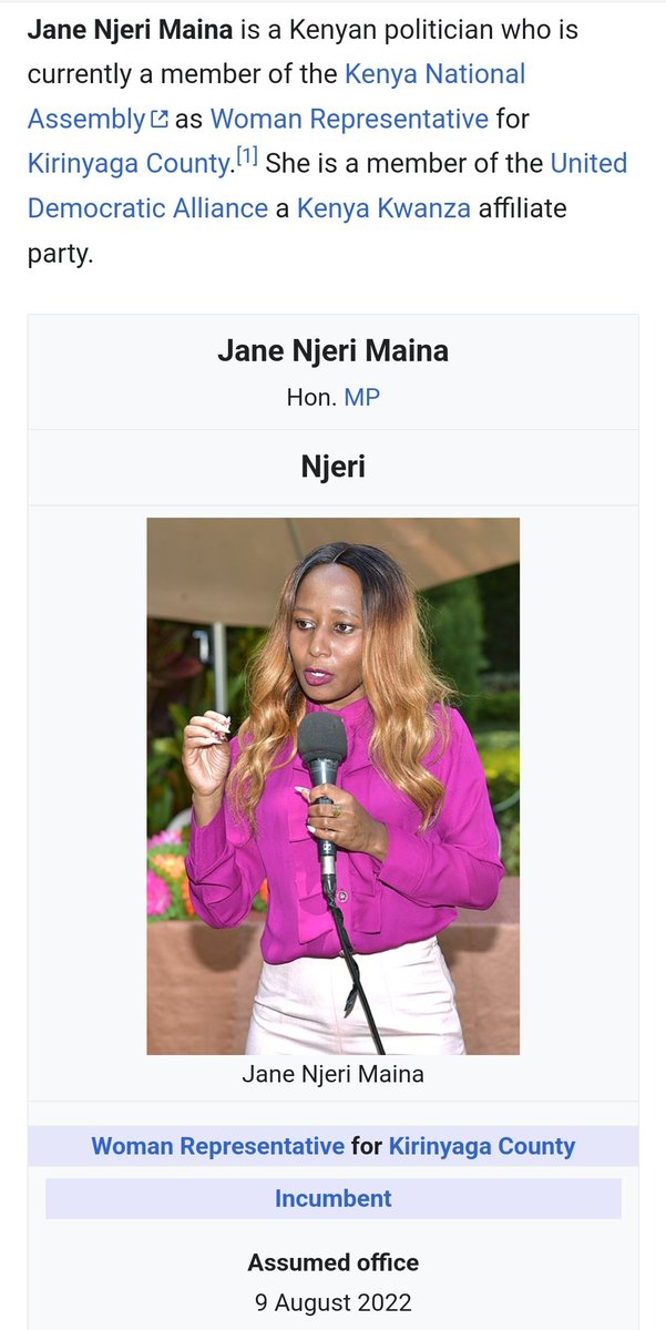 You see this person? This is Jane Njeru Maina, the women representative for county of Kirinyaga. A land that is sustained mainly by the farming of horticulture(tomatoes, french beans, baby corn etc), coffee, and rice. There are also areas that farm tea...I will talk about rice.