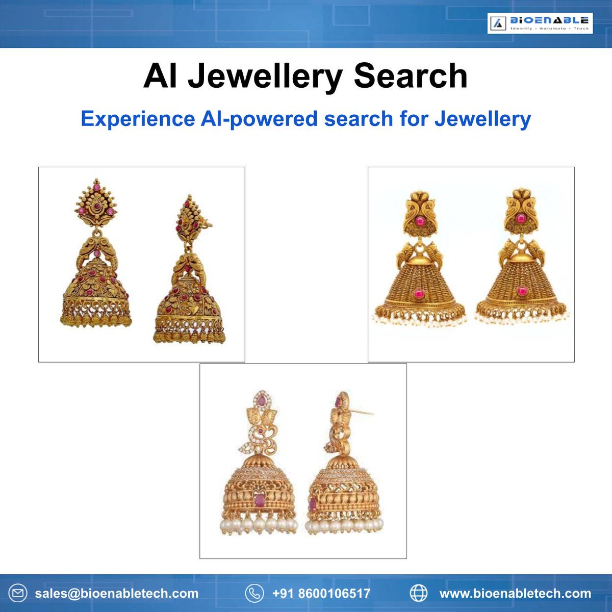 BioenableA's tweet image. 💎 Find your sparkle with AI Jewellery Search! 💍 Discover advanced search capabilities and personalized recommendations for an effortless shopping experience.

Discover the perfect piece: bioenabletech.com/solutions/arti…

#AIJewellerySearch #Jewellery #PersonalizedShopping #AI #ML #DL
