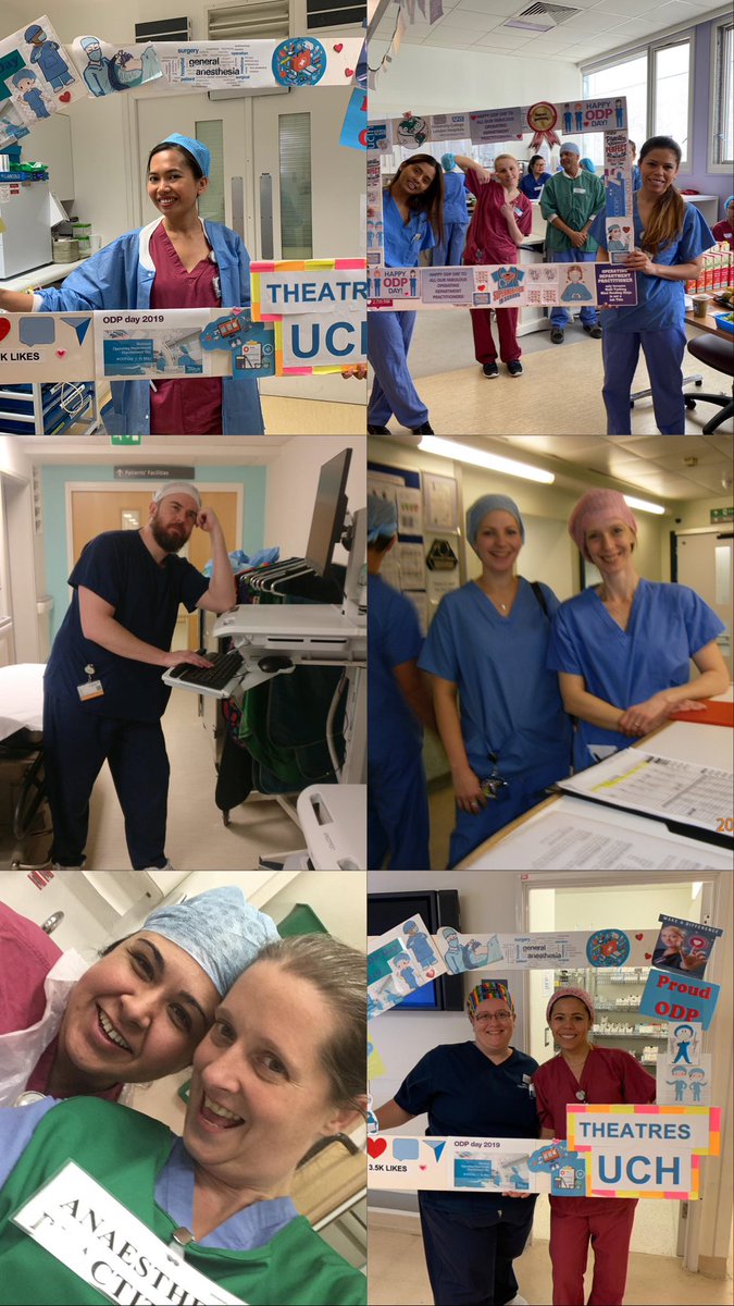 Happy #ODPday to all the legends especially the below @uclh @GoshOps_Images I've worked with over the years, quietly and not so quietly keeping operating theatre and hospitals running. A special group of people doing great things.