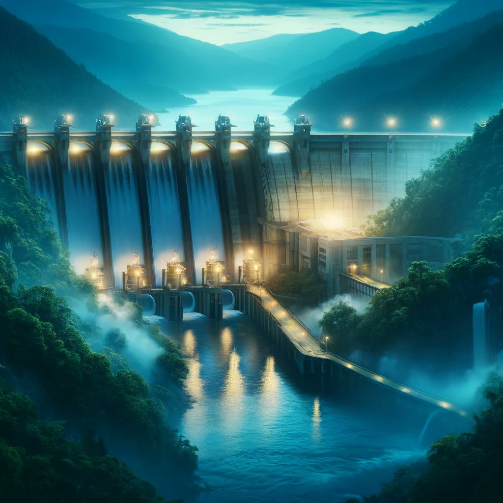 The power of water, the promise of tomorrow. Hydroelectric dams for a greener planet. 💧🌎
#RenewableEnergy #Hydroelectric #Sustainability