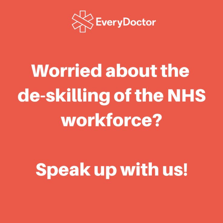 The GMC public consultation closes in 6 days’ time. If you’re worried about the deskilling of the NHS workforce, speak up with us now. It takes seconds to sign: actionnetwork.org/petitions/worr…