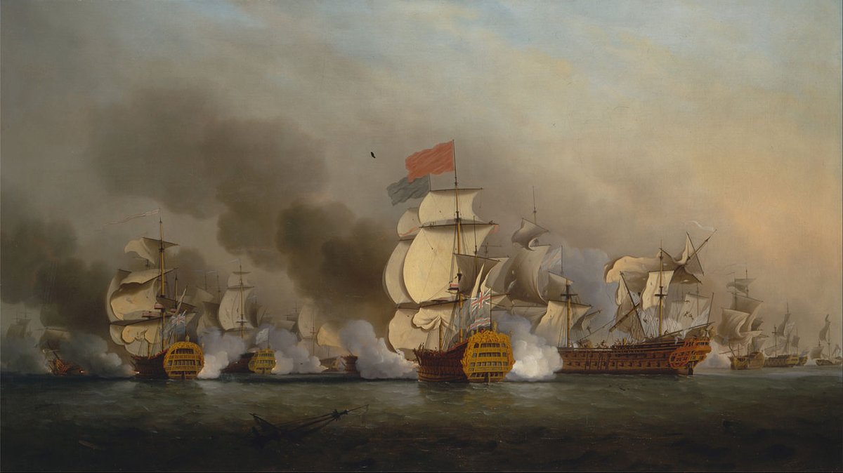 #onthisday 14 May 1747 – The First Battle of Cape Finisterre. The First Battle of Cape Finisterre was waged during the War of the Austrian Succession. It refers to the attack by 14 British ships of the line under Admiral George Anson against a French 30-ship convoy commanded by