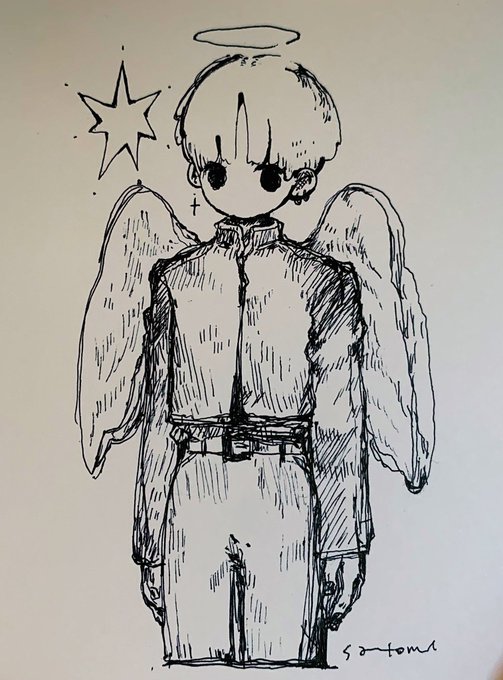 「天使 ショートヘア」のTwitter画像/イラスト(新着)