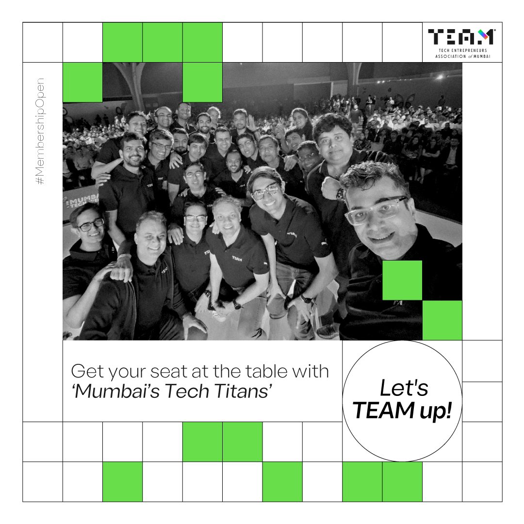 Tech Entrepreneurs Association of Mumbai (TEAM) tweet media