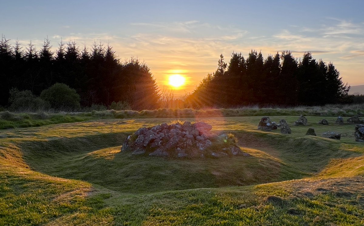 Cairn 10 at Beaghmore last Friday evening #TombTuesday