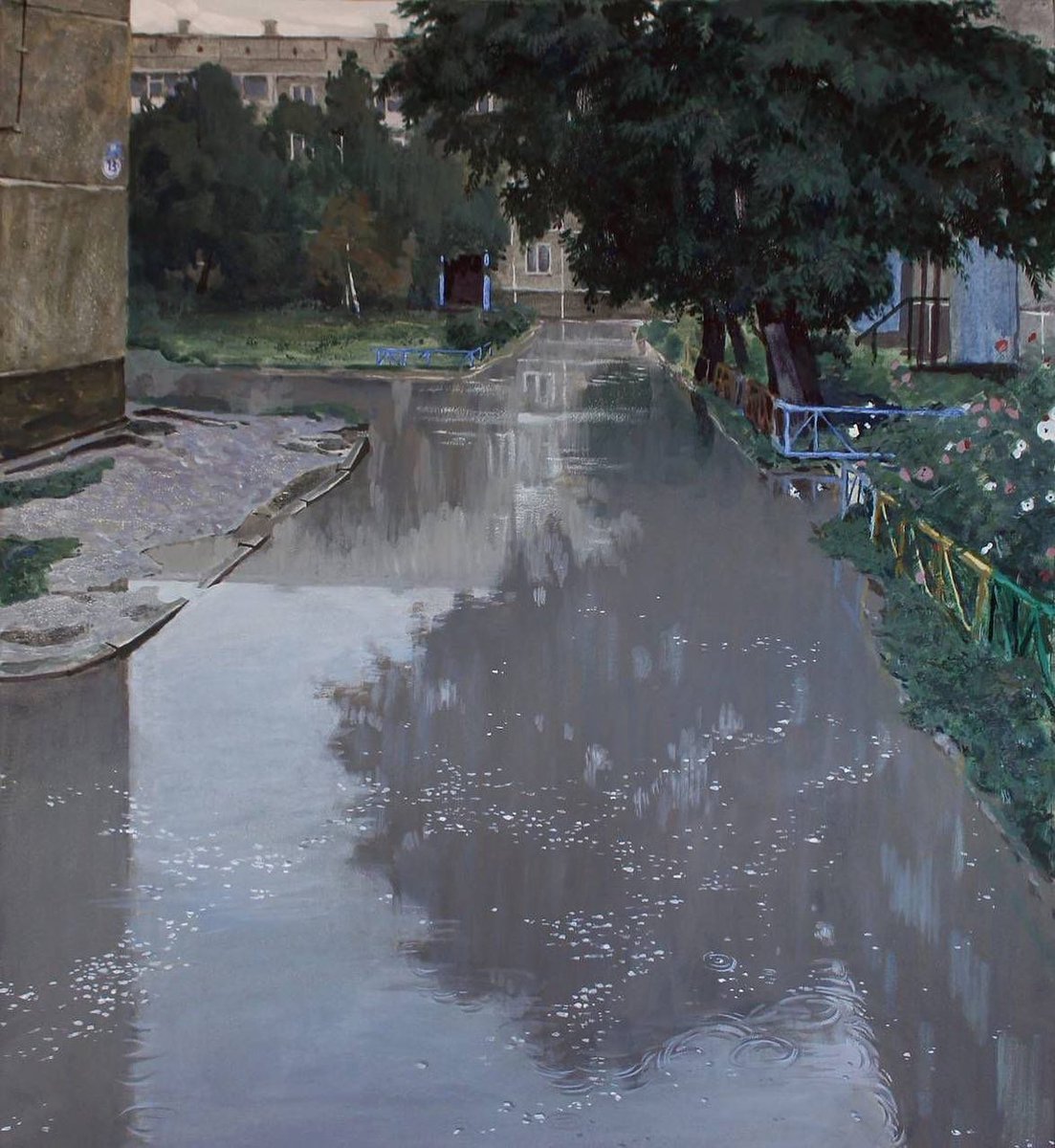 Vyacheslav Milyukhin 'My Venice' Oil on Canvas