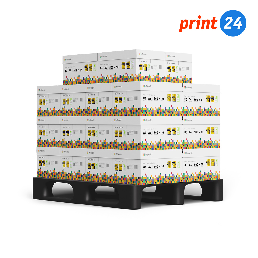 print24_uk's tweet image. NEW: Infowerk printer/copy paper - discount while stocks last!

With our Infowerk brand, we now offer environmentally certified, high-quality printer and copy paper at unbeatable prices.

Order today at print24.com!
#print24 #printer #printerpaper #copypaper #uksupply