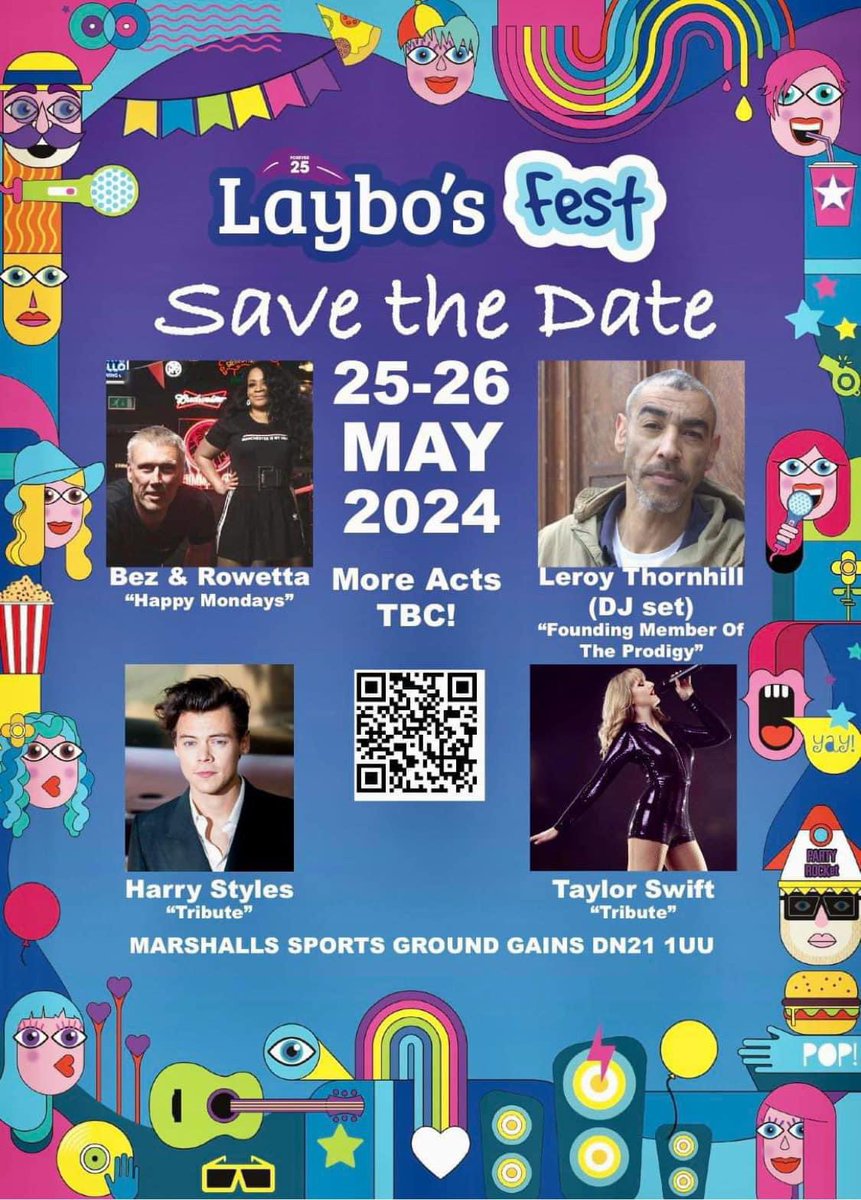 Join Bez & Rowetta at Laybo’s Fest Gainsborough, Lincs on Saturday 25th May 2024. @LaybosLegacy 💜 It’s all in memory of Leighton Hall and all the friends we have lost to suicide. Tickets available from: layboslegacy.co.uk/buy-tickets/