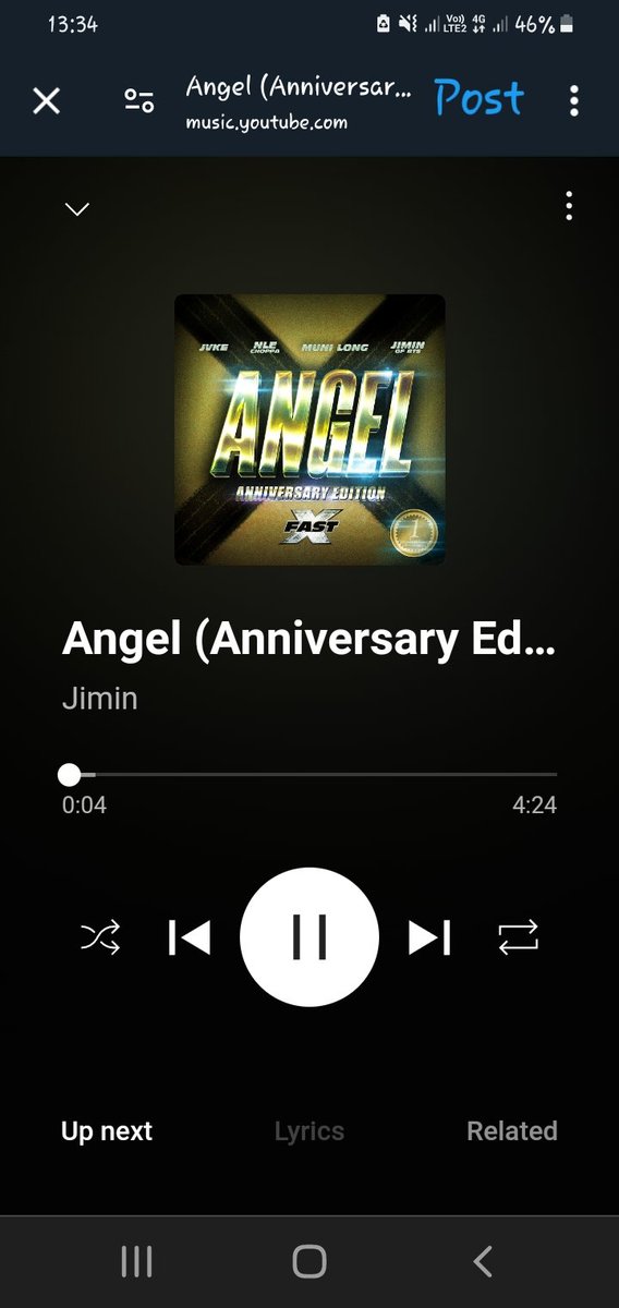 Angel (anniversary edition) #Angel_Pt2 #FastX #Jimin #지민 music.youtube.com/watch?v=Nz_KRD…