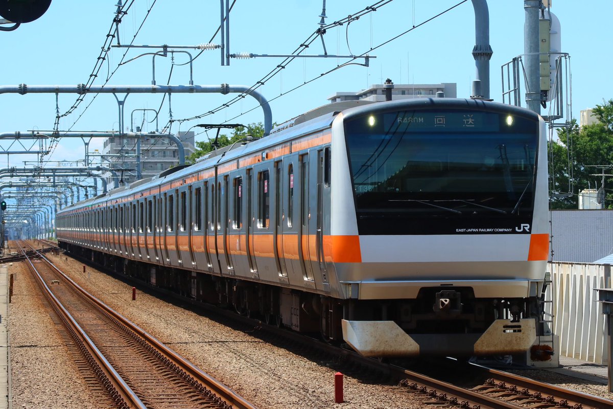 233系0番台T38編成TK入場回送
回6480M 武蔵境駅にて
同業1名。お疲れ様でした！