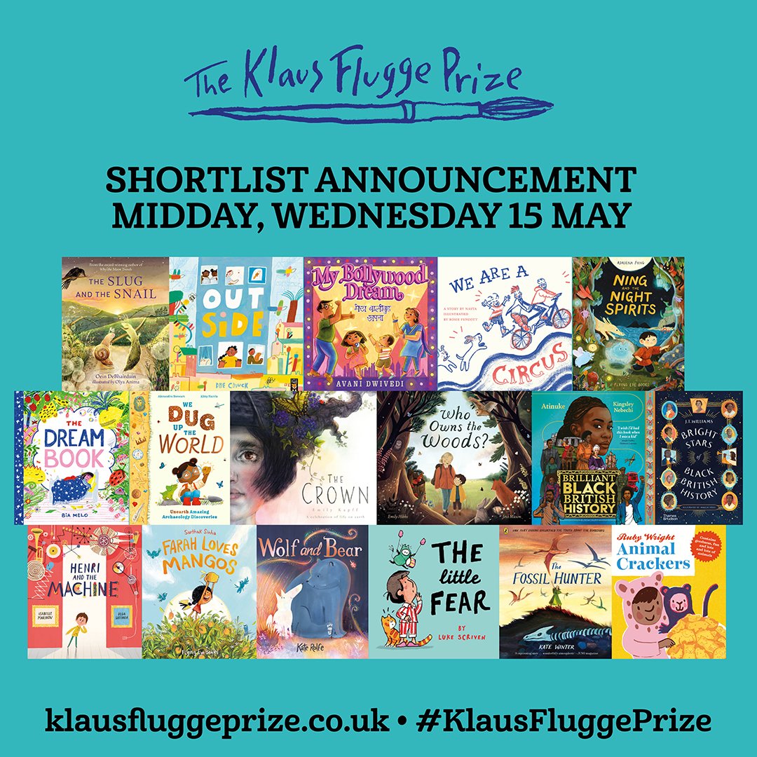 Congratulations again to all the debut illustrators on the #KlausFluggePrize 2024 longlist. We are celebrating them tonight, Tues 14 May, @WaterstonesPicc. Tune in noon tomorrow, 15 May, as we reveal this year's shortlist #picturebooks #illustration klausfluggeprize.co.uk