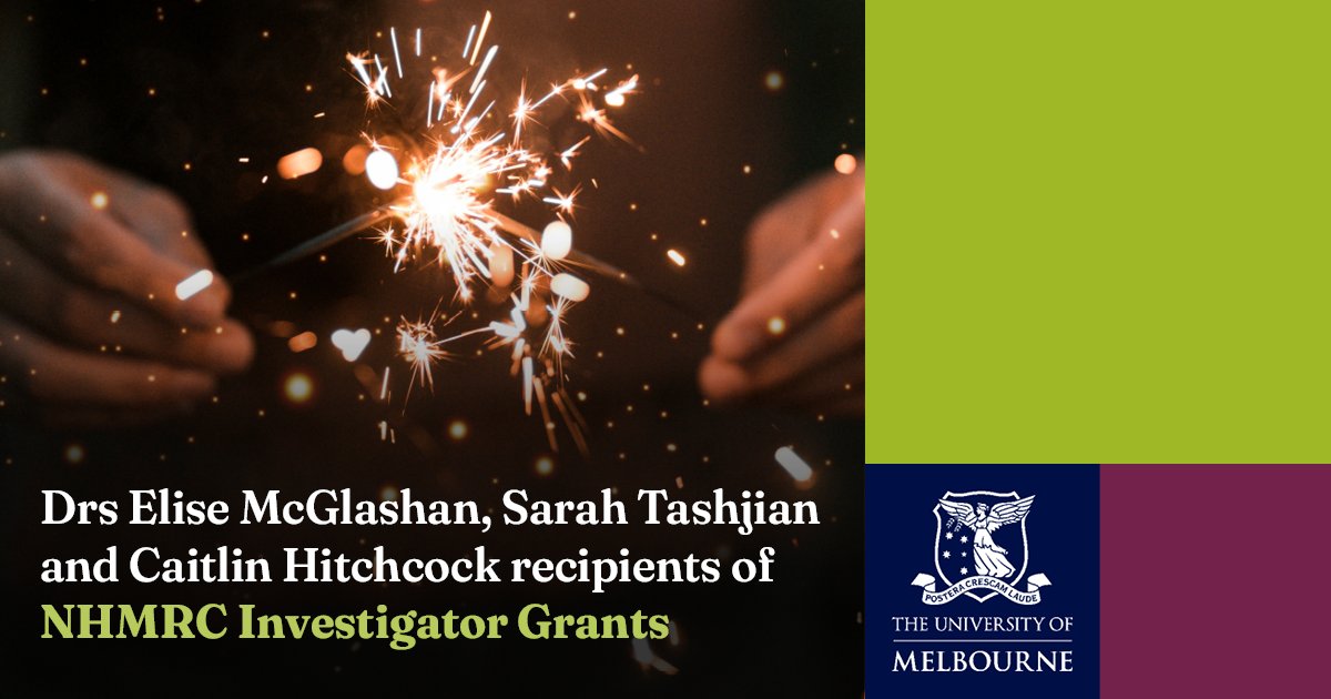 We’re pleased to announce that three early-career MSPS researchers – Drs Elise McGlashan, Sarah Tashjian and Caitlin Hitchcock – have secured funding under the NHMRC Investigator Grant scheme.