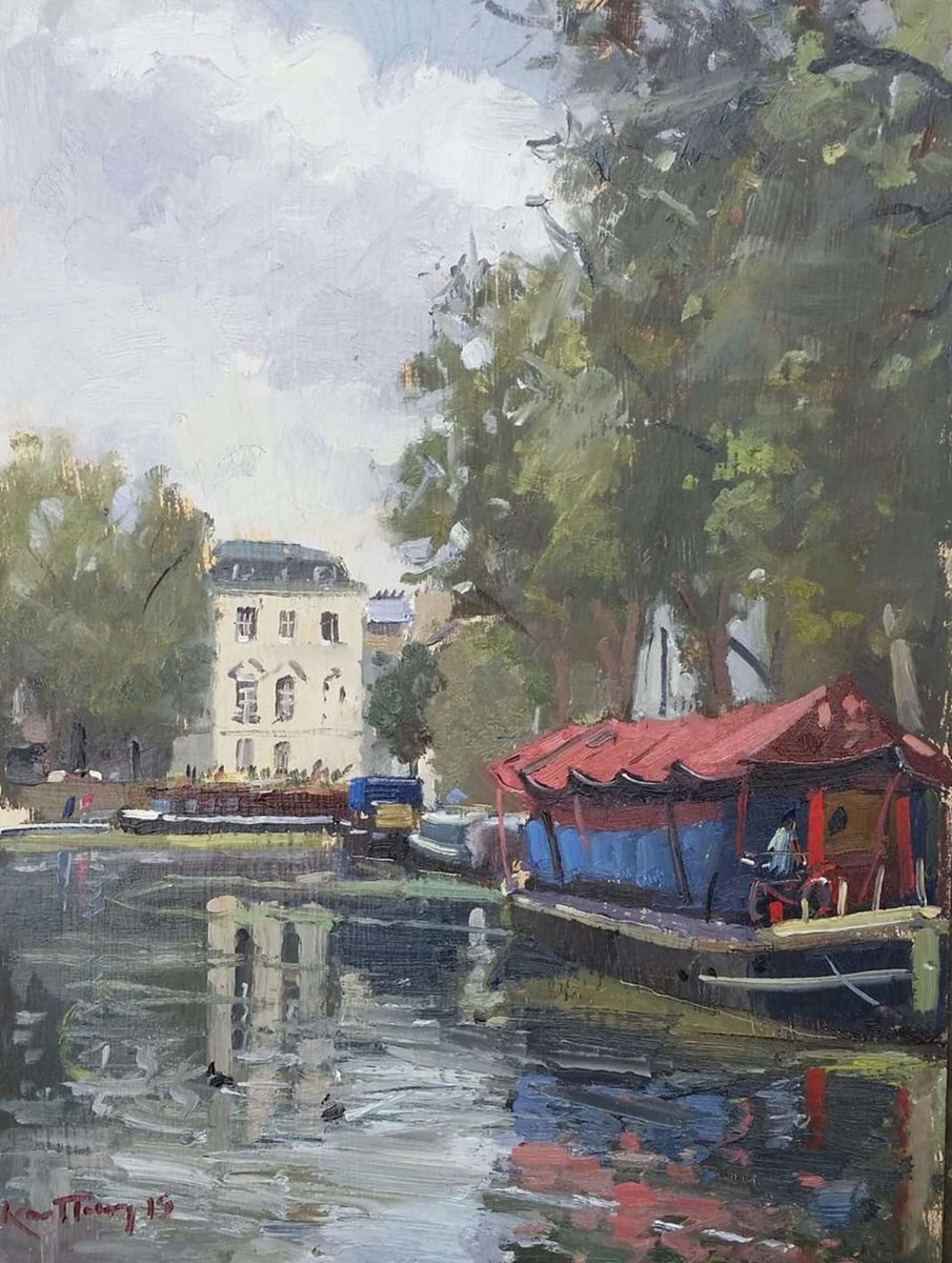'Houseboat, Little Venice' (2015) by Karl Terry karlterry.co.uk