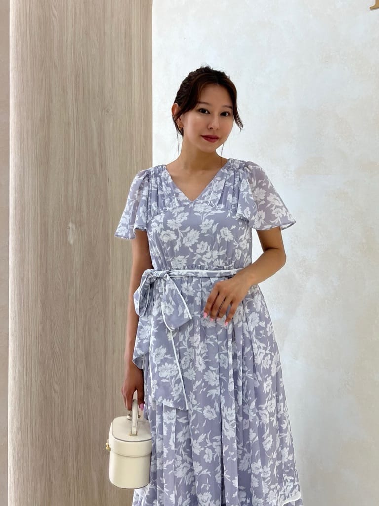 herlipto Camellia Voile Belted Dress M レディース