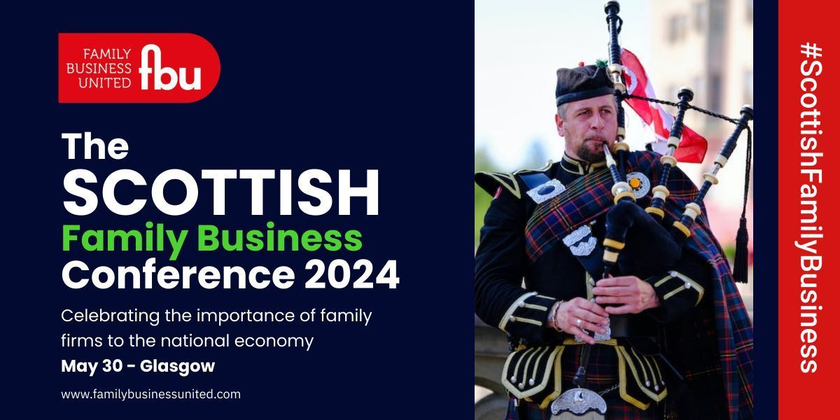 Plenty of great speakers await in Glasgow as part of the Scottish Family Business Conference taking place on May 30. Book your tickets to join us! #FamilyBusiness #Scotland buff.ly/3UYa8w4